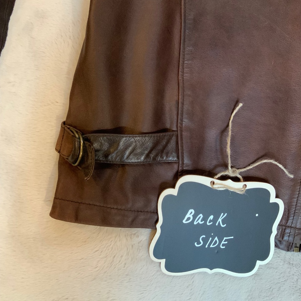 Wilson’s Brown L Leather Vintage Jacket Thinsulate removable liner Classic Y2K - Picture 10 of 12